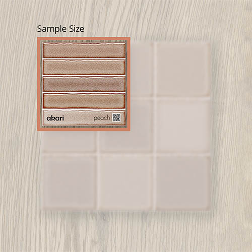 Akari Squares Peach