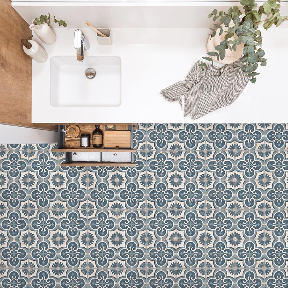 Artisan Rustic Marrakesh Slatewave Blue