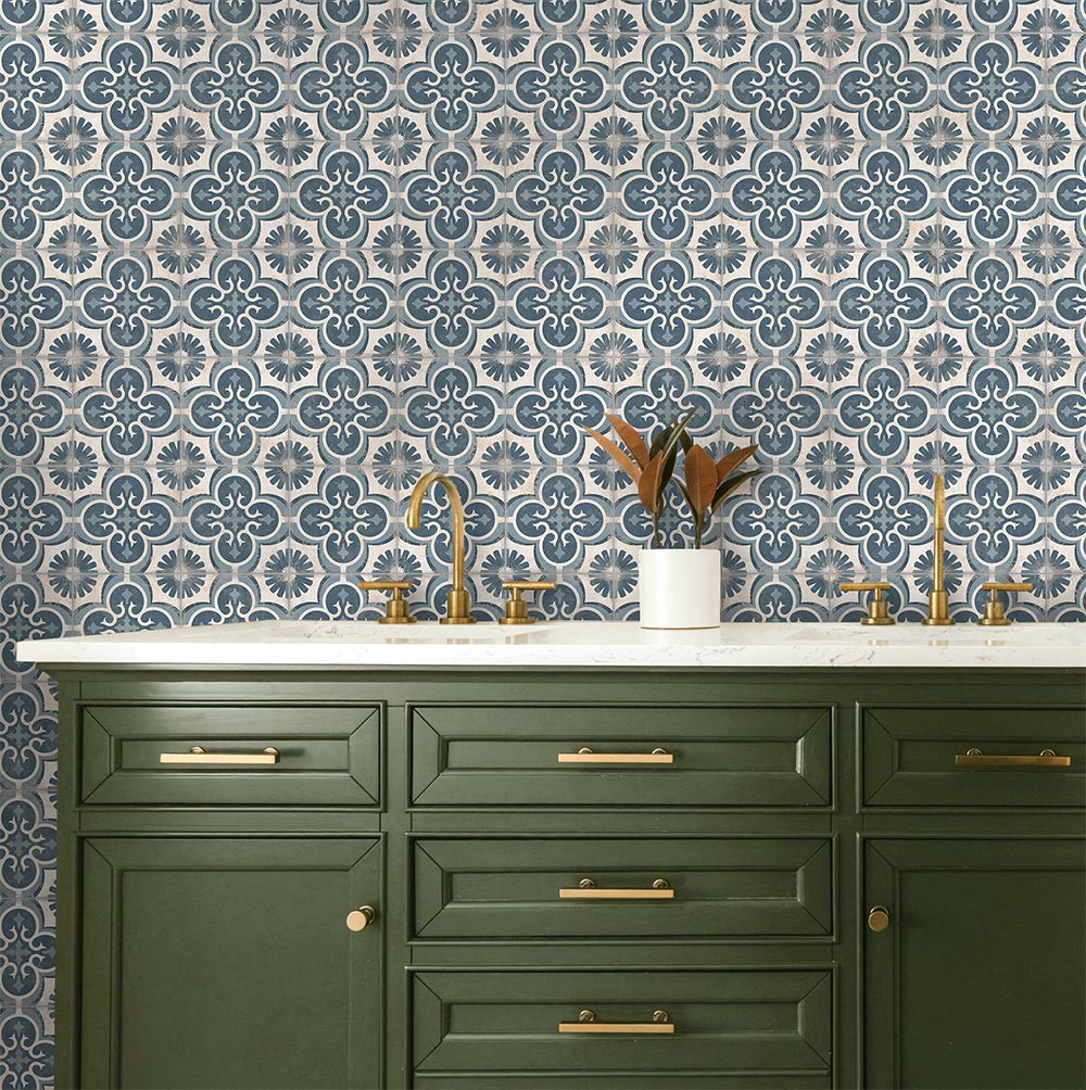 Artisan Rustic Marrakesh Slatewave Blue