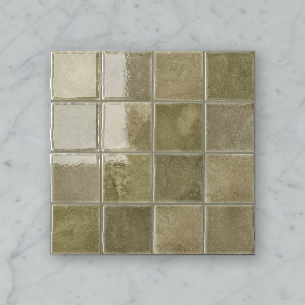 Earthforge Squares (75x75) Deep Olive