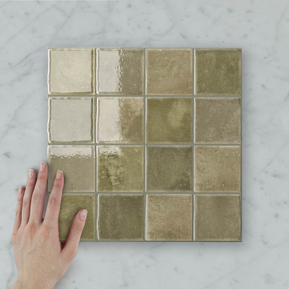 Earthforge Squares (75x75) Deep Olive