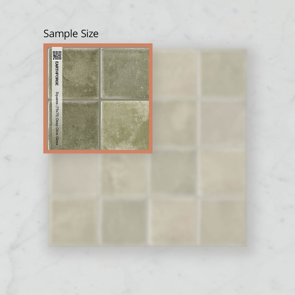 Earthforge Squares (75x75) Deep Olive