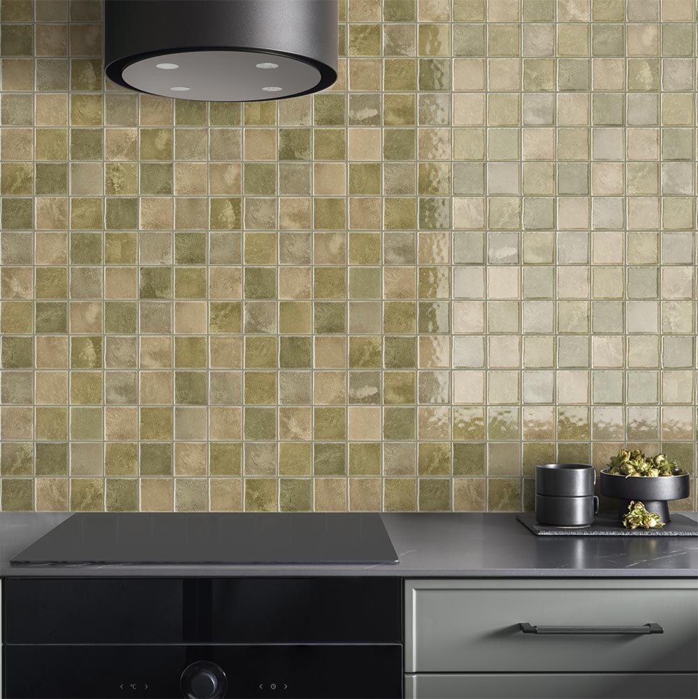 Earthforge Squares (75x75) Deep Olive