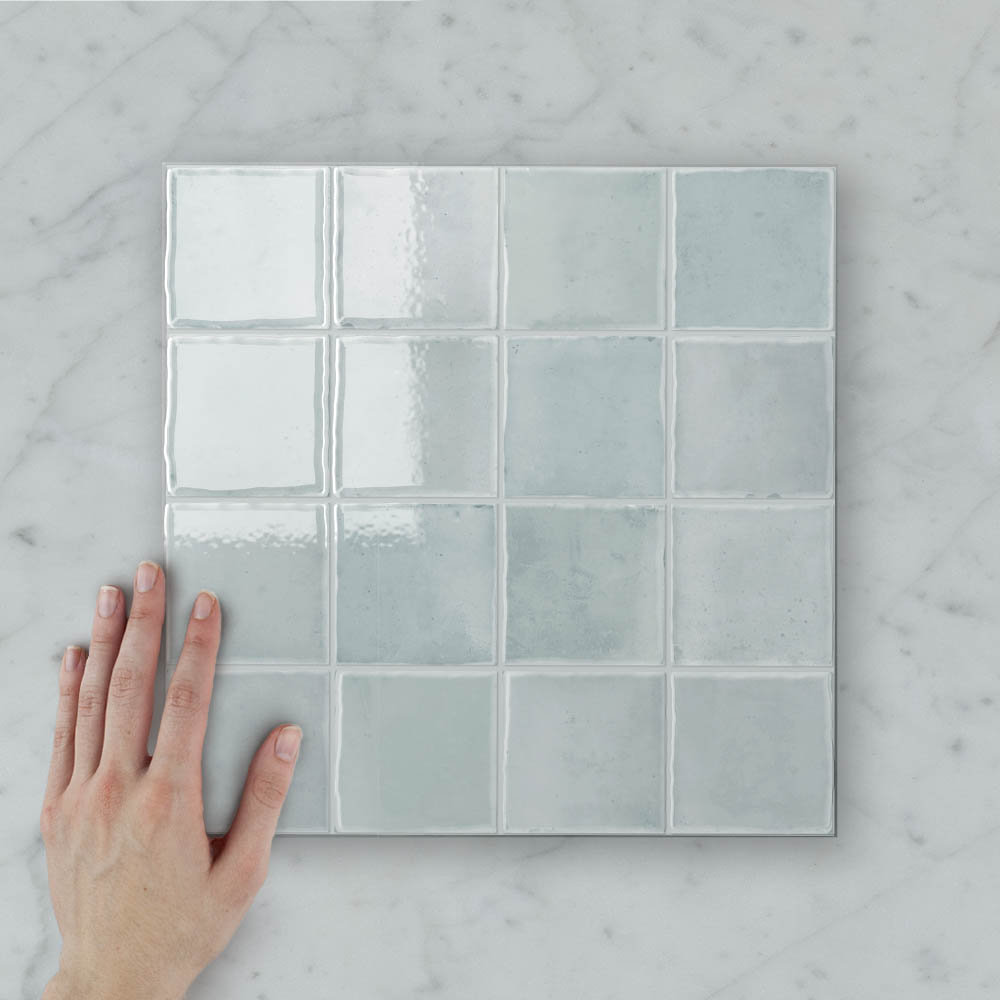 Liora Squares (75x75) Smoked Teal
