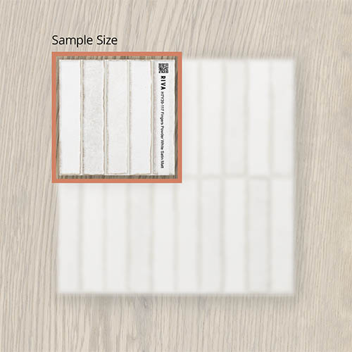 Riva Fingers (150x25) Powder White