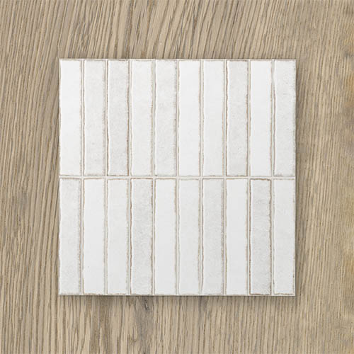 Riva Fingers (150x25) Powder White (Satin Matt) 300x300 