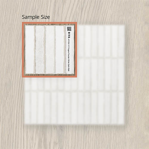 Riva Kit Kat (100x14) Powder White