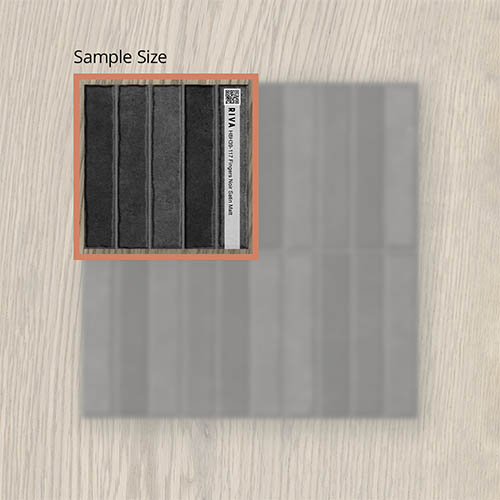 Riva Fingers (150x25) Noir