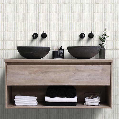 Riva Fingers (150x25) Rice White