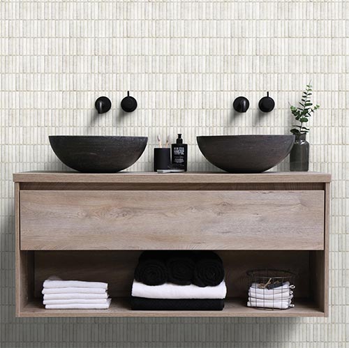 Riva Kit Kat (100x14) Rice White