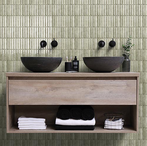 Riva Fingers (150x25) Artichoke Green