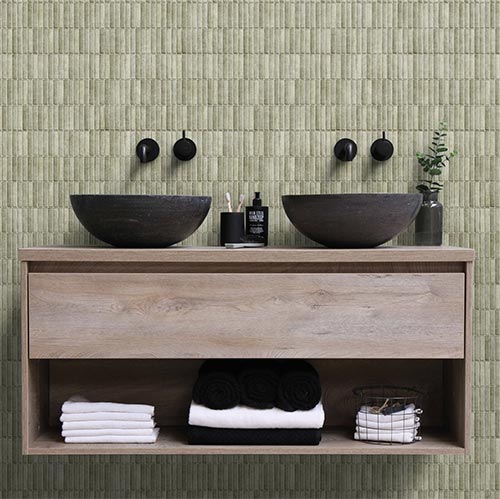 Riva Kit Kat (100x14) Artichoke Green