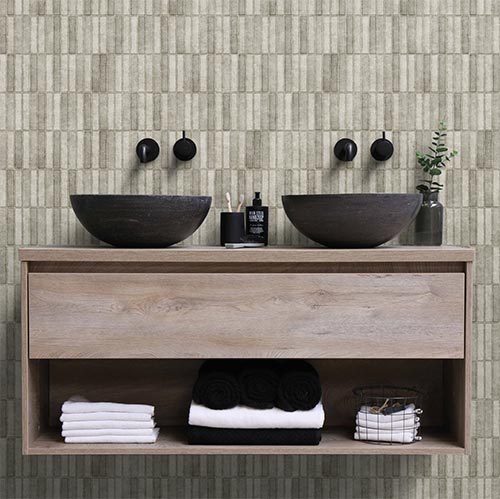 Riva Fingers (150x25) Mink Grey
