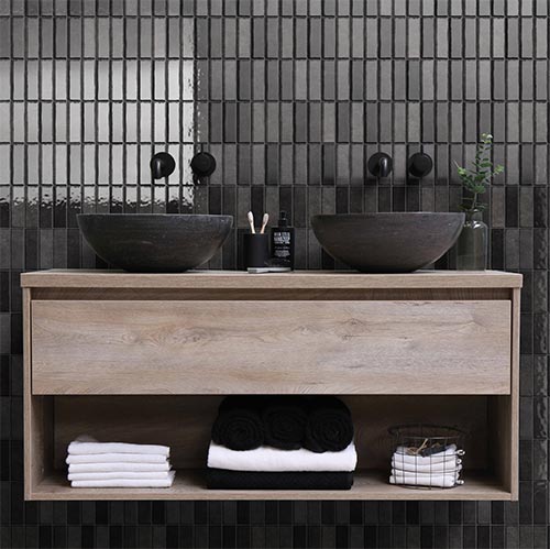 Riva Bejmat (150x50) Noir
