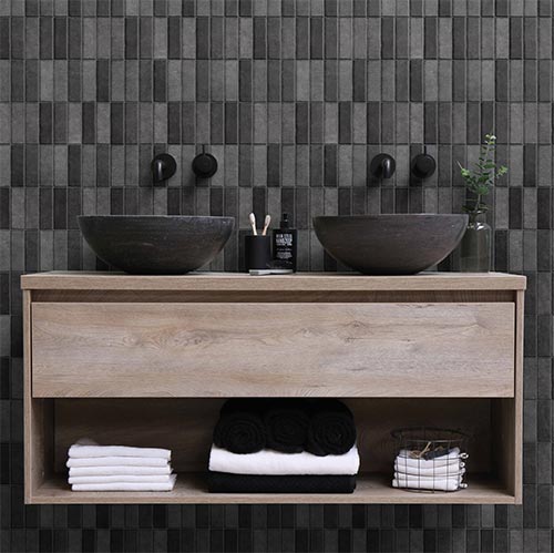 Riva Bejmat (150x50) Noir