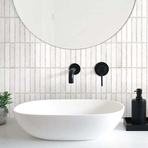 Riva Fingers (150x25) Powder White