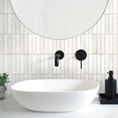 Riva Fingers (150x25) Powder White