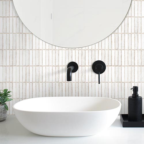 Riva Kit Kat (100x14) Powder White