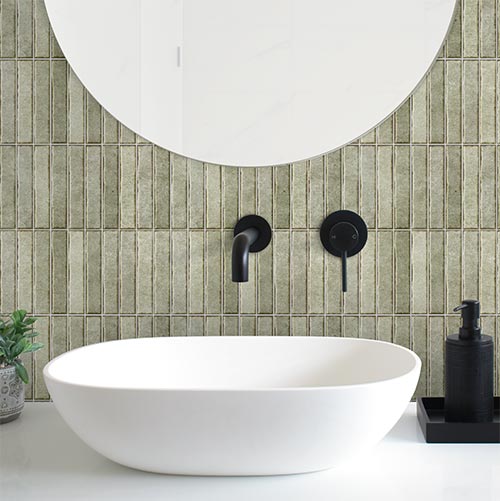 Riva Fingers (150x25) Artichoke Green