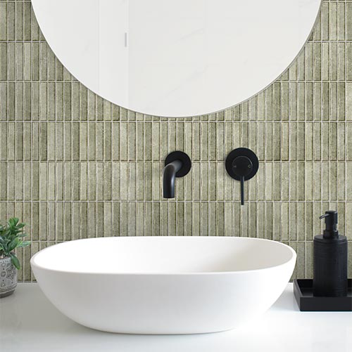 Riva Kit Kat (100x14) Artichoke Green