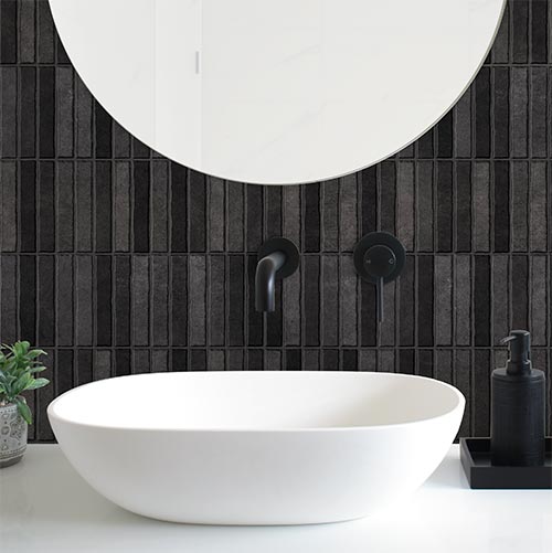 Riva Fingers (150x25) Noir