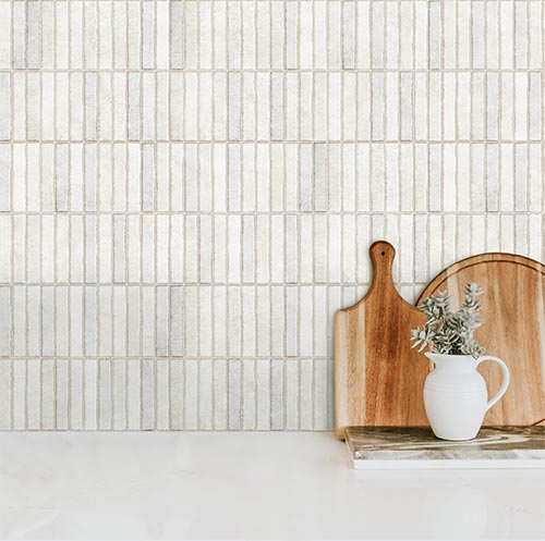 Riva Fingers (150x25) Rice White