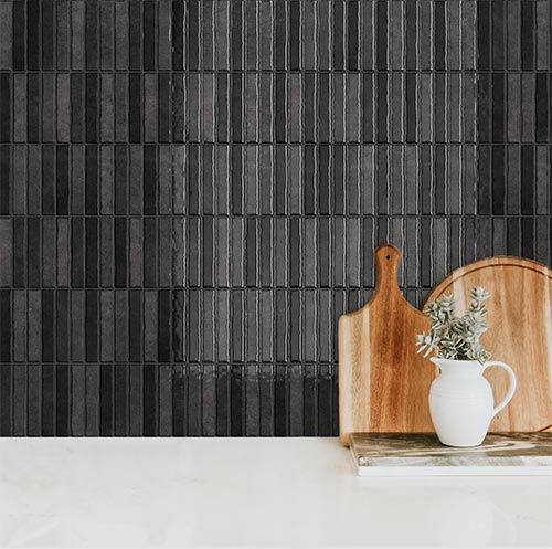 Riva Fingers (150x25) Noir