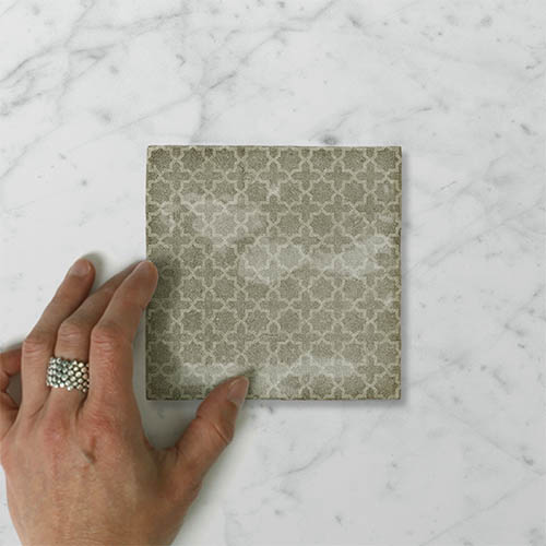 Silhouette Incise Spanish Olive