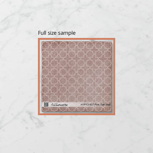 Silhouette Incise Pink Salt