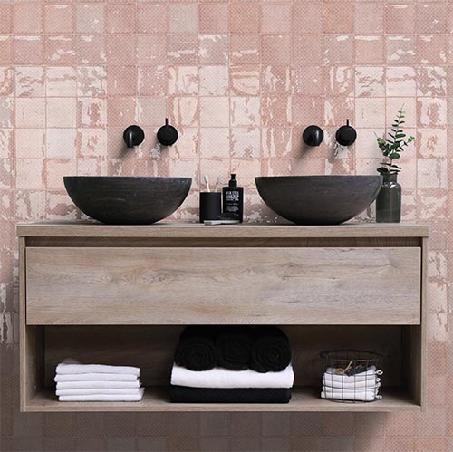 Silhouette Incise Pink Salt
