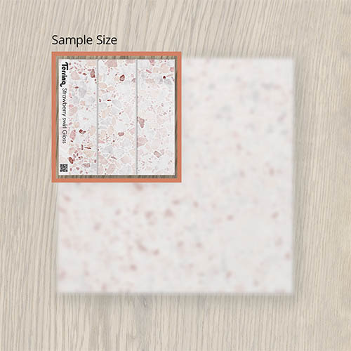 Terrina Large Square (300x300) Strawberry Swirl