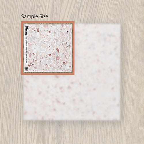 Terrina Large Square (300x300) Strawberry Swirl