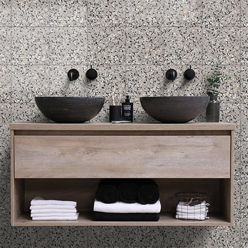 Terrina Large Square (300x300) Cosmic Grey