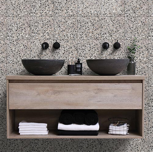 Terrina Large Square (300x300) Cosmic Grey