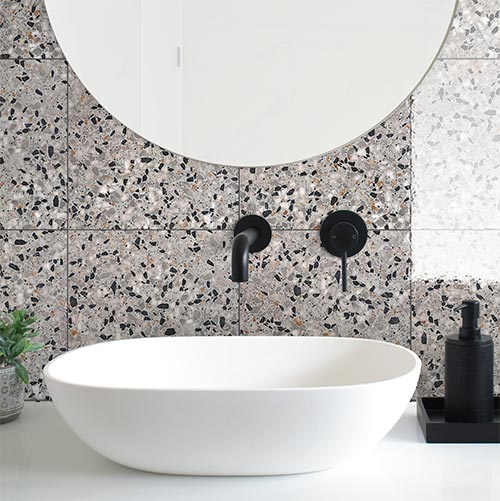 Terrina Large Square (300x300) Cosmic Grey