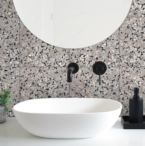 Terrina Large Square (300x300) Cosmic Grey