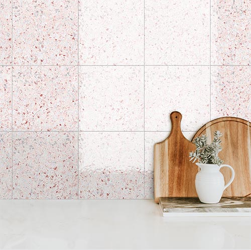 Terrina Large Square (300x300) Strawberry Swirl