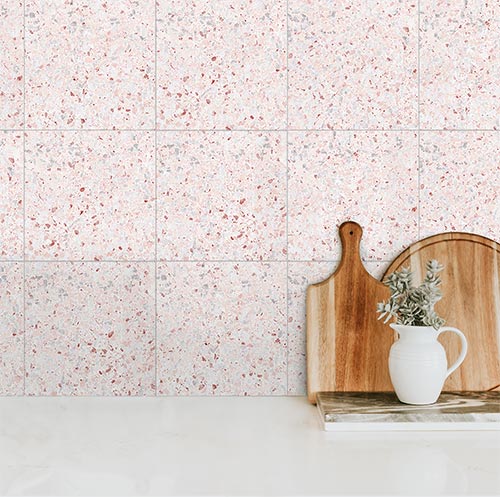 Terrina Large Square (300x300) Strawberry Swirl